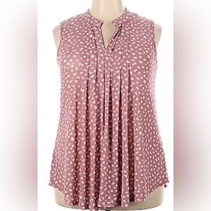Siren Lily Women’s Polka Dot Sleeveless Blouse